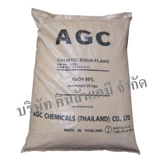 เคมีภัณฑ์กลุ่มอุตสาหกรรม - บริษัท คินสันเคมี จำกัด - โซดาไฟเกล็ดราคาส่ง (Caustic Soda Flake 98%)